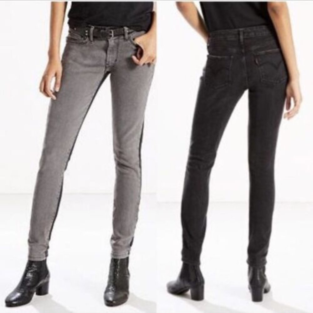Levi's Jeans 711 | Black and Gray